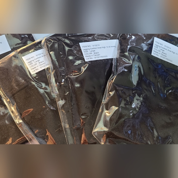 Compression calf sleeves medical grade Large unisex 15-20 mmHg leg wrap - Picture 4 of 4